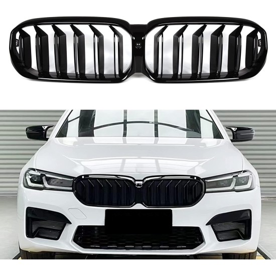 ÖN PANJUR BÖBREK PARLAK SİYAH ÇİFT ÇITALI //M5 KASA SET BMW G30+LCİ  F90 2021>> - Yedek Parça | Parça Dükkanda