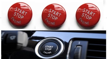 START STOP DÜĞME KAPAĞI KIRMIZI  BMW E60 E90 E84 E70 E71 E72