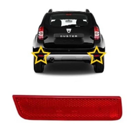 REFLEKTÖR ARKA TAMPON SOL DACIA DUSTER 2010>> - Yedek Parça | Parça Dükkanda