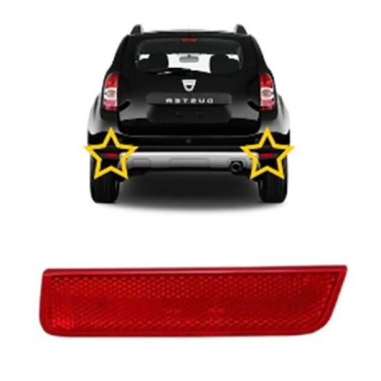 REFLEKTÖR ARKA TAMPON SAG DACIA DUSTER 2010>> - Yedek Parça | Parça Dükkanda