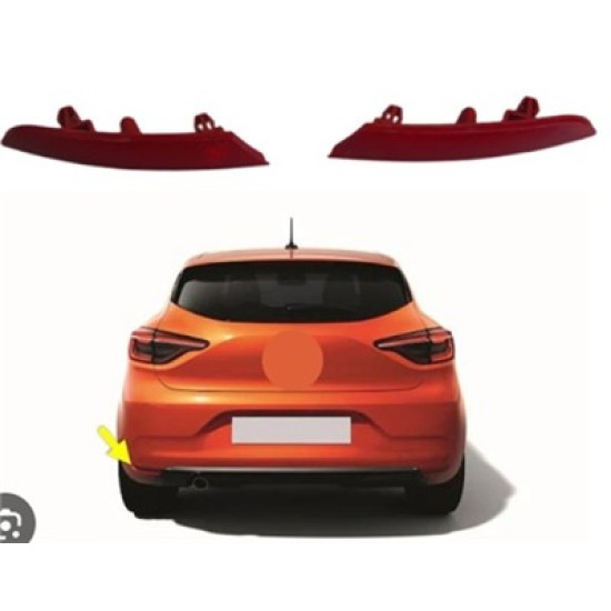 REFLEKTÖR ARKA TAMPON SOL RENAULT CLIO V 2021> - Yedek Parça | Parça Dükkanda